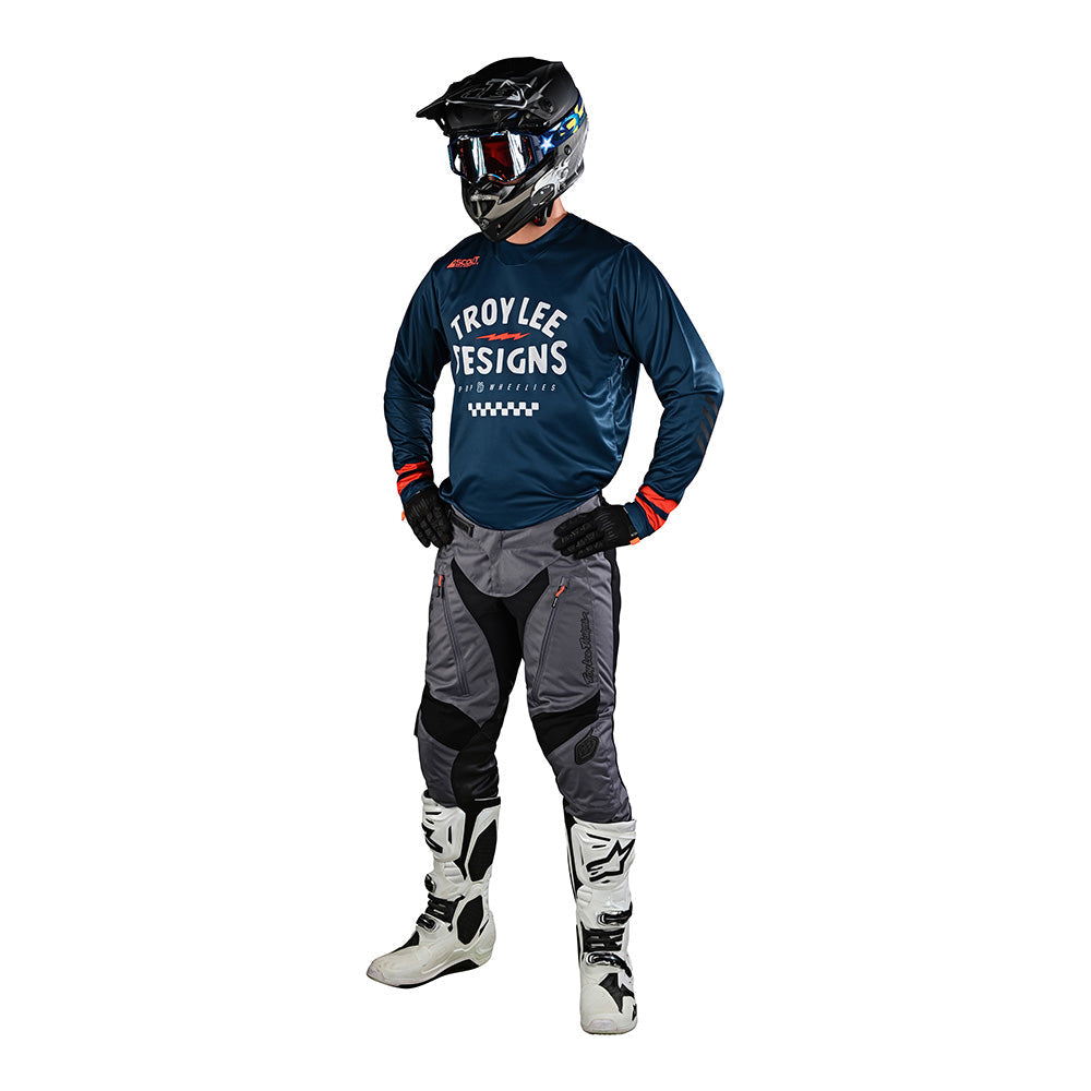 Troy Lee Designs Scout GP Jersey Ride On Slate Blue