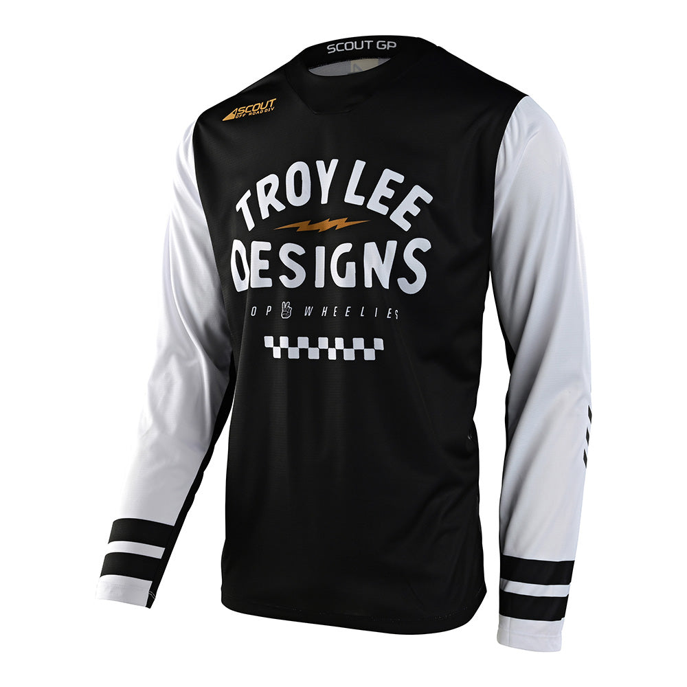 Troy Lee Designs Scout GP Jersey Ride On Black / White