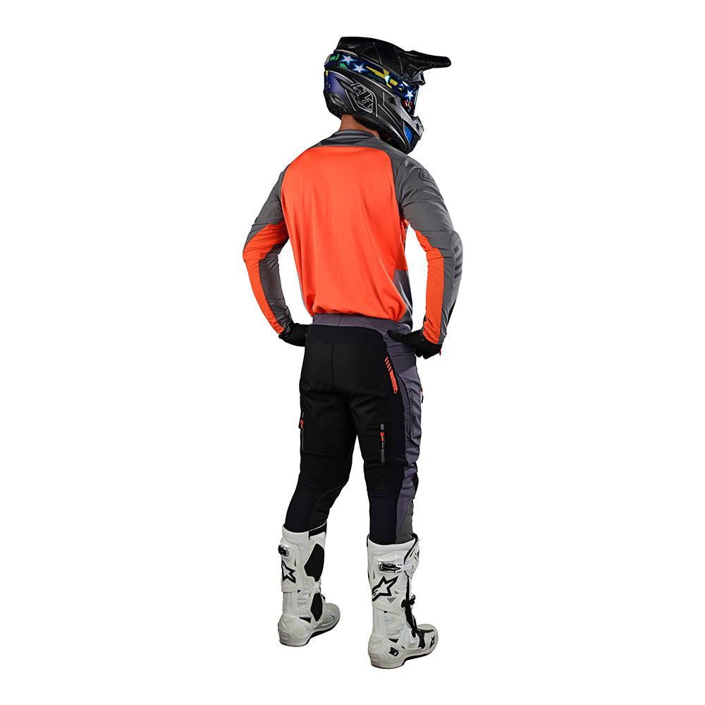 Troy Lee Designs Scout SE Jersey Systems Gray / Neon Orange
