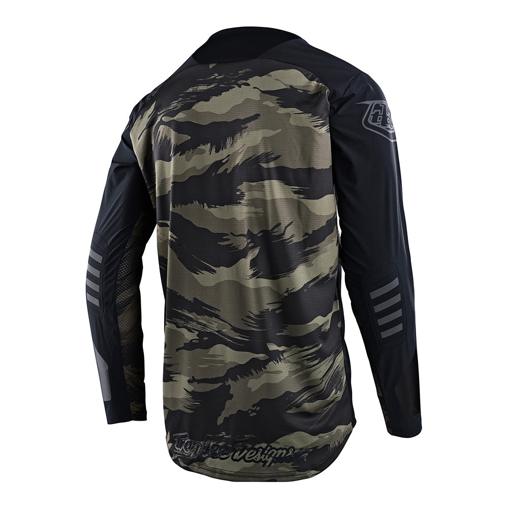 Troy Lee Designs Scout SE Jersey Systems Brushed Camo Black / Military Green
