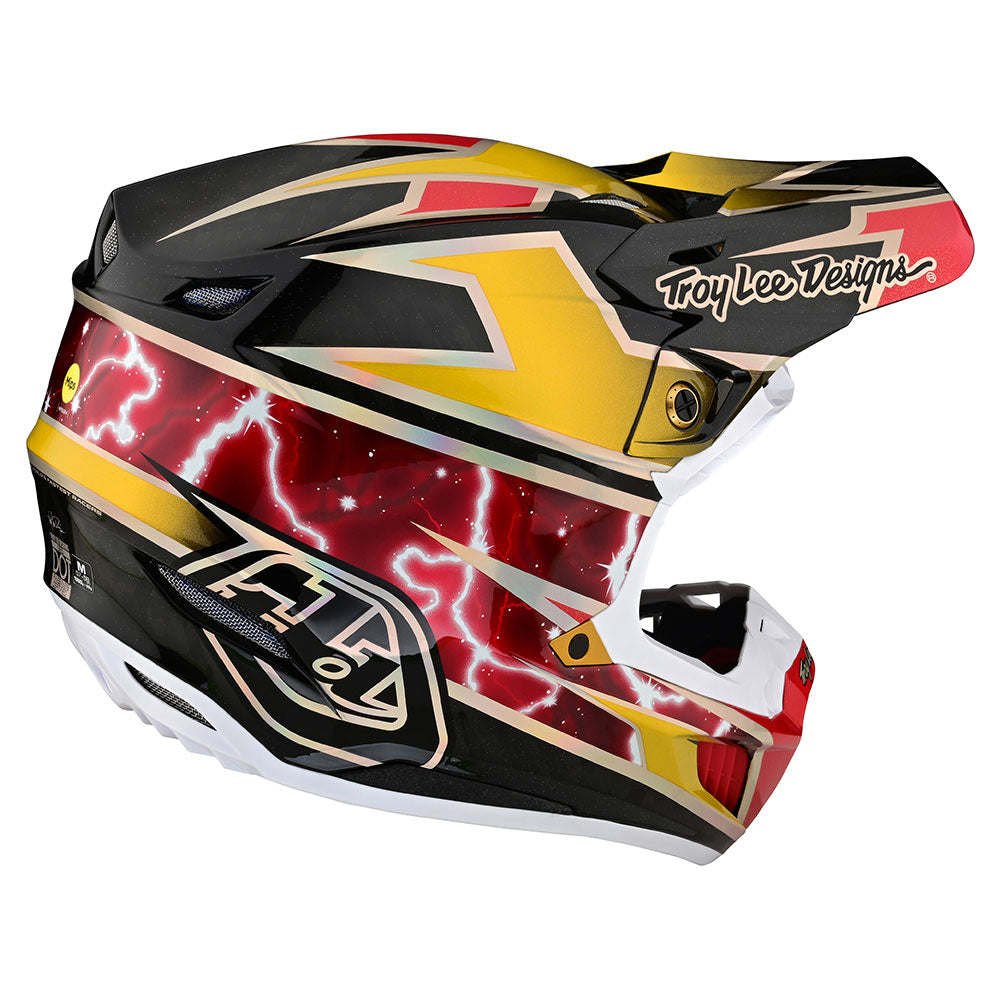 Troy Lee SE5 Carbon Helmet W/MIPS Lightning Gold