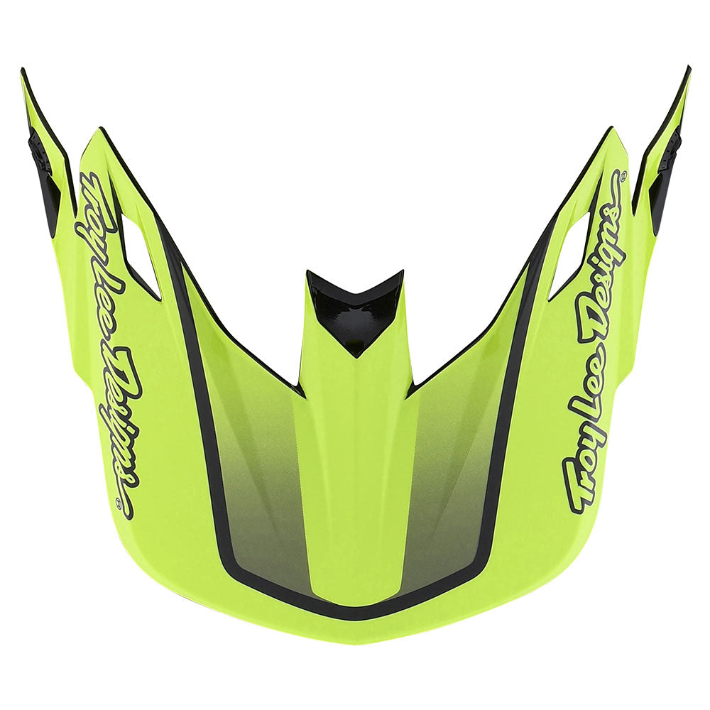 Troy Lee Designs SE5 Visor Qualifier Black / Glo Yellow