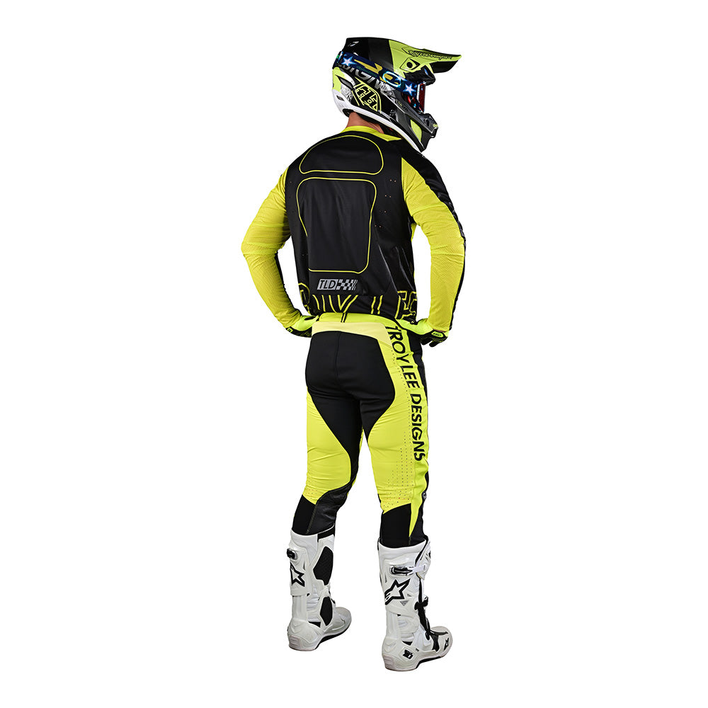 Troy Lee Designs SE Pro Jersey Drop In Black / Glo Yellow