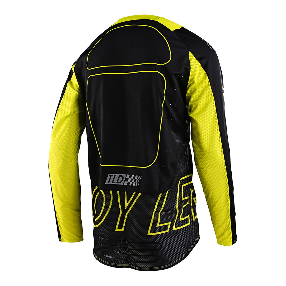 Troy Lee Designs SE Pro Jersey Drop In Black / Glo Yellow