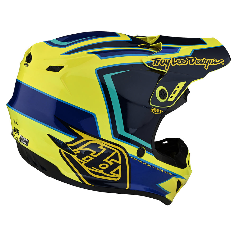 Troy Lee Designs Youth GP Helmet Ritn Yellow