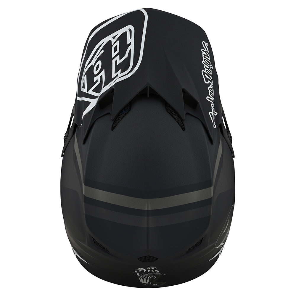 Troy Lee Designs Youth SE4 Polyacrylite Helmet W/MIPS Skooly Black
