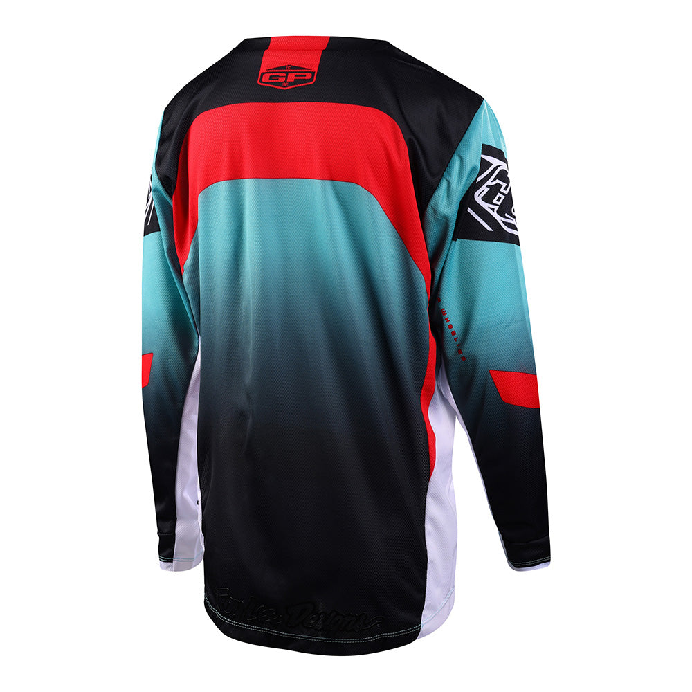Troy Lee Designs Youth GP Jersey Arc Turquoise Neon Melon