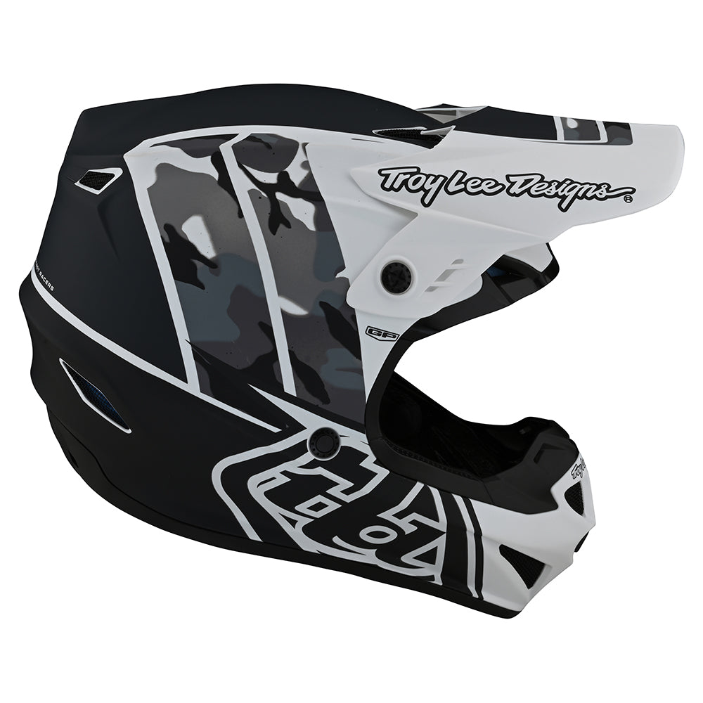 Troy Lee Designs Youth GP Helmet Nova Camo White