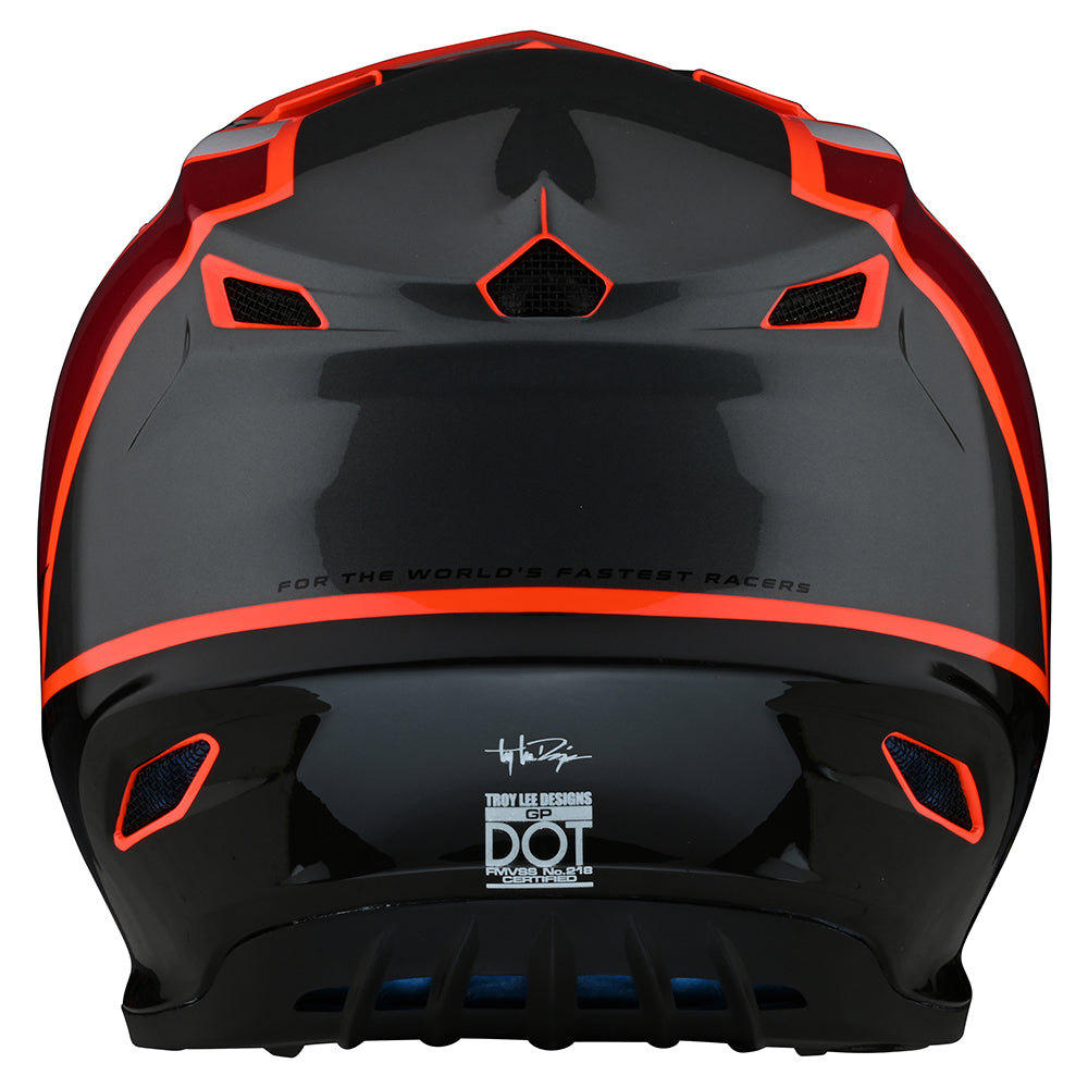 Troy Lee Designs Youth GP Helmet Nova Glo Orange