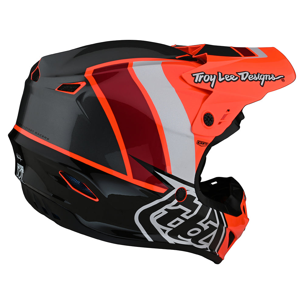 Troy Lee Designs Youth GP Helmet Nova Glo Orange