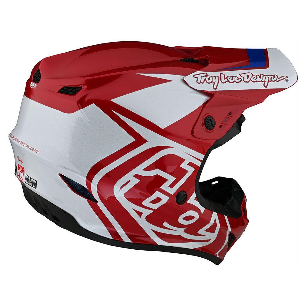 Troy Lee Designs GP Helmet Overload Red / White