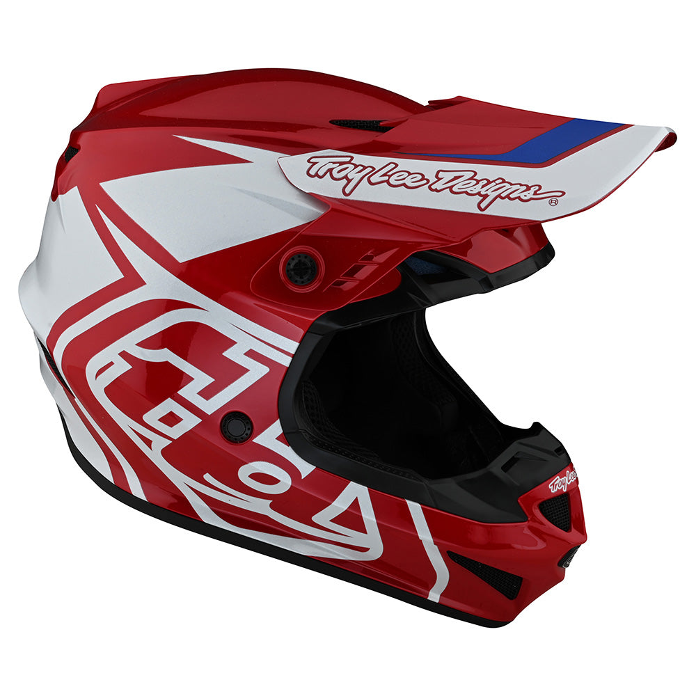 Troy Lee Designs GP Helmet Overload Red / White