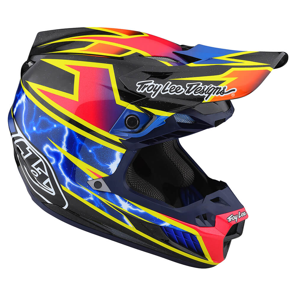 Troy Lee SE5 CARBON HELMET W/MIPS LIGHTNING Black