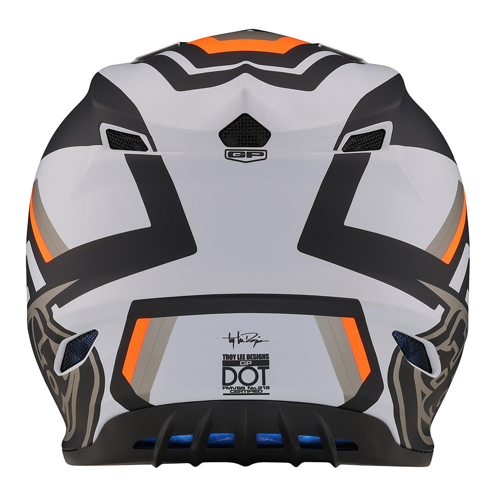 Troy Lee Designs GP Helmet Apex Gray / Orange