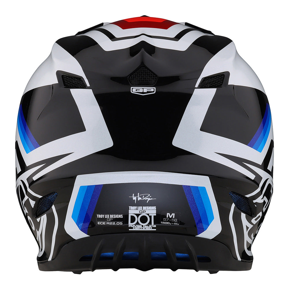 Troy Lee Designs GP Helmet Apex White / Blue