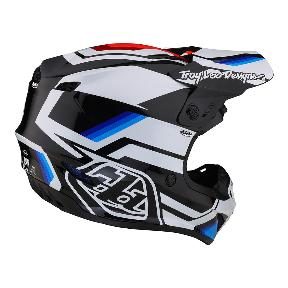 Troy Lee Designs GP Helmet Apex White / Blue