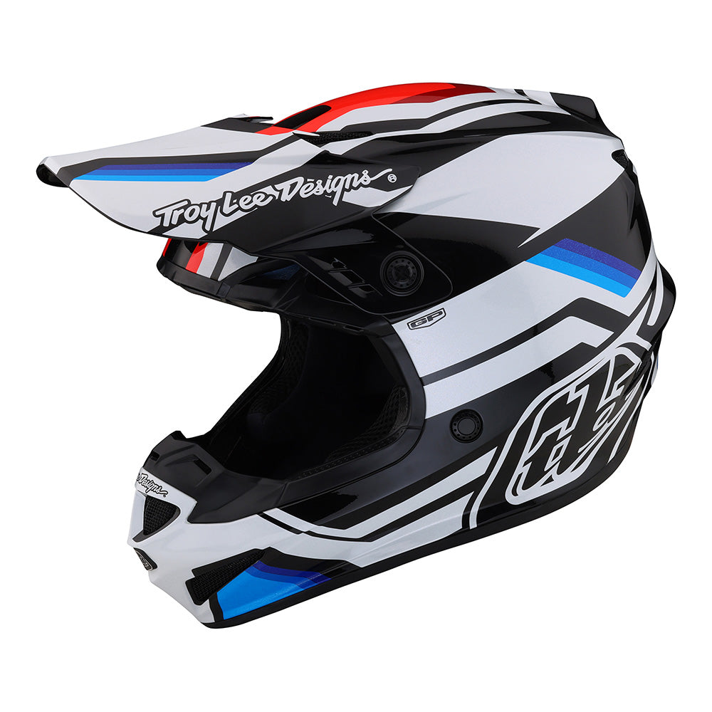 Troy Lee Designs GP Helmet Apex White / Blue