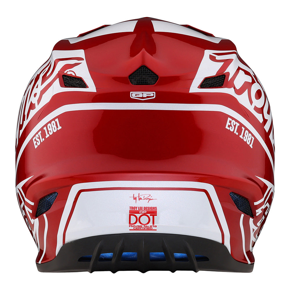 Troy Lee Designs GP Helmet Slice Red / White