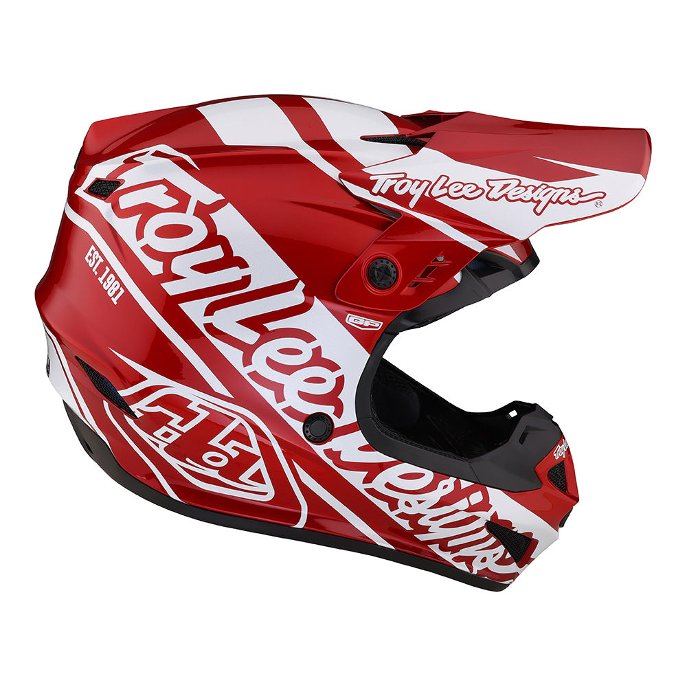 Troy Lee Designs GP Helmet Slice Red / White