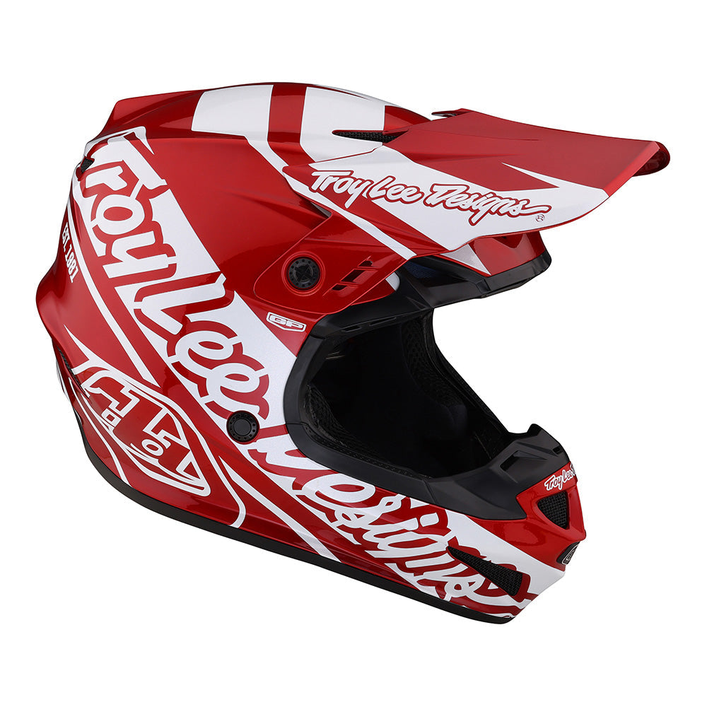 Troy Lee Designs GP Helmet Slice Red / White