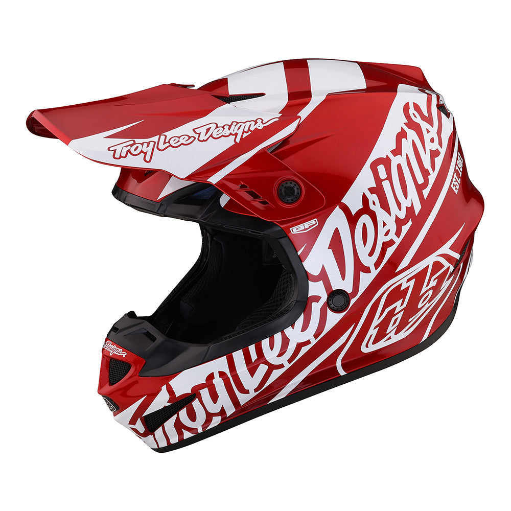 Troy Lee Designs GP Helmet Slice Red / White