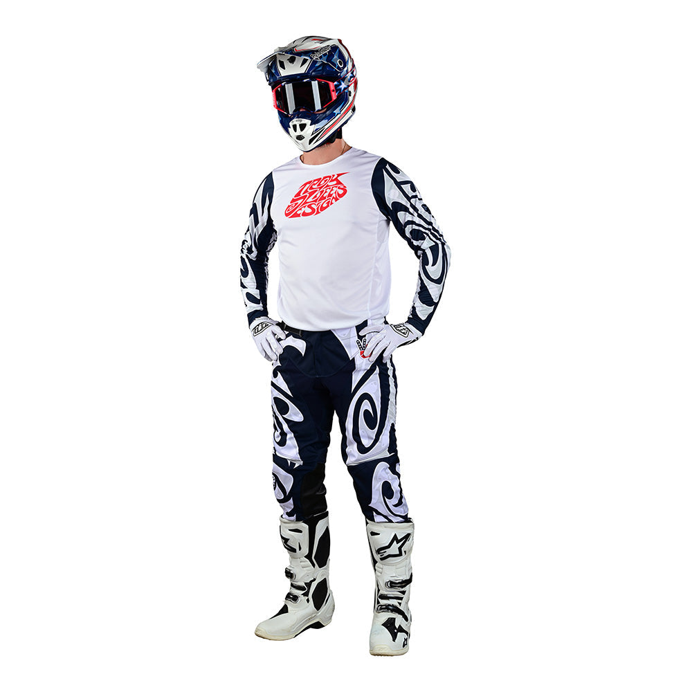 Troy Lee Designs GP Pro Jersey Hazy Friday Navy/White