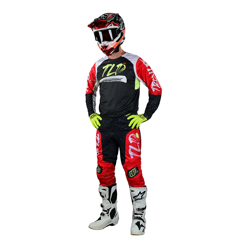 Troy Lee Designs GP Pro Pant Partical Black/Glo Red