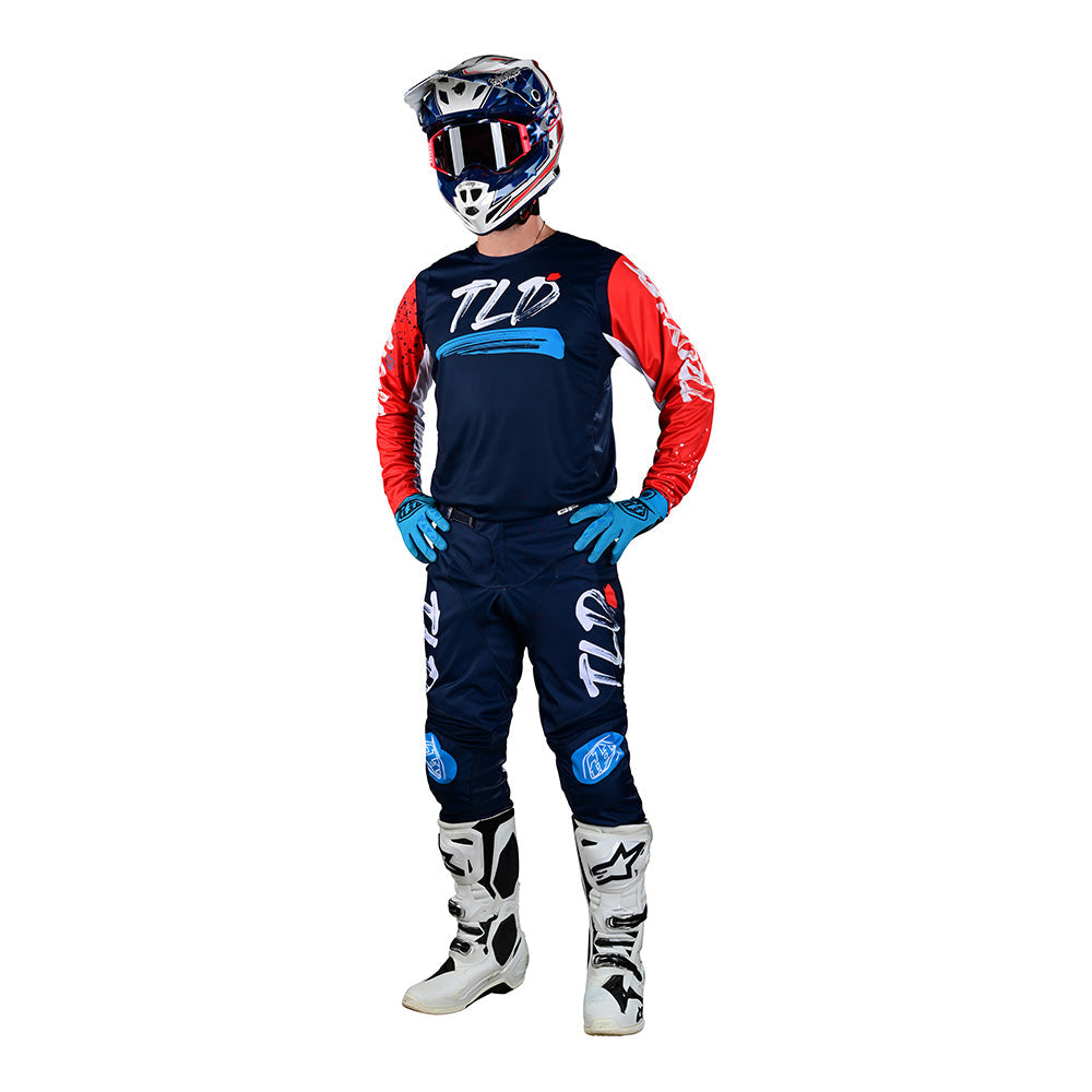 Troy Lee Designs GP Pro Pant Partical Navy / Orange