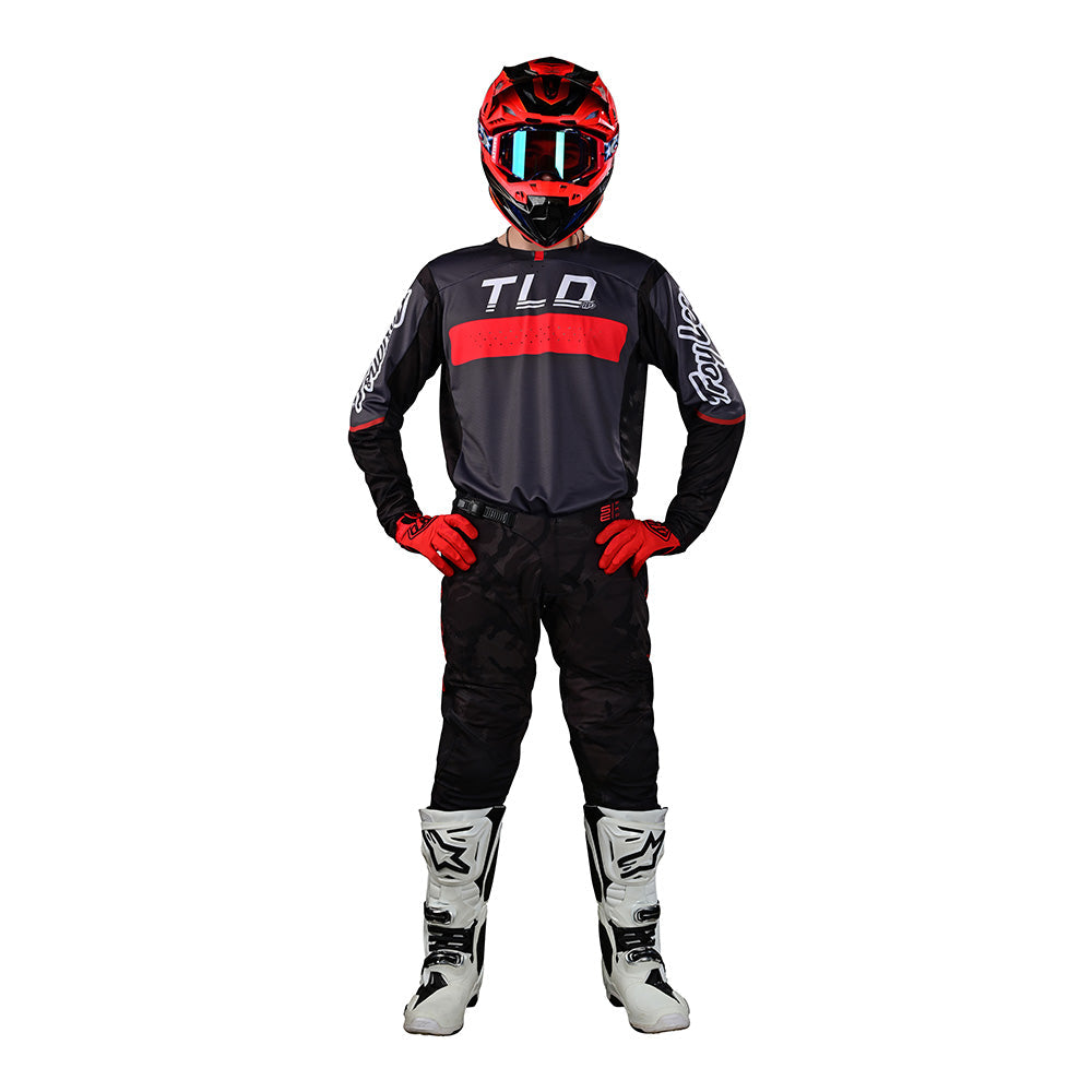 Troy Lee Designs SE Pro Jersey Grid Camo Black / Gray