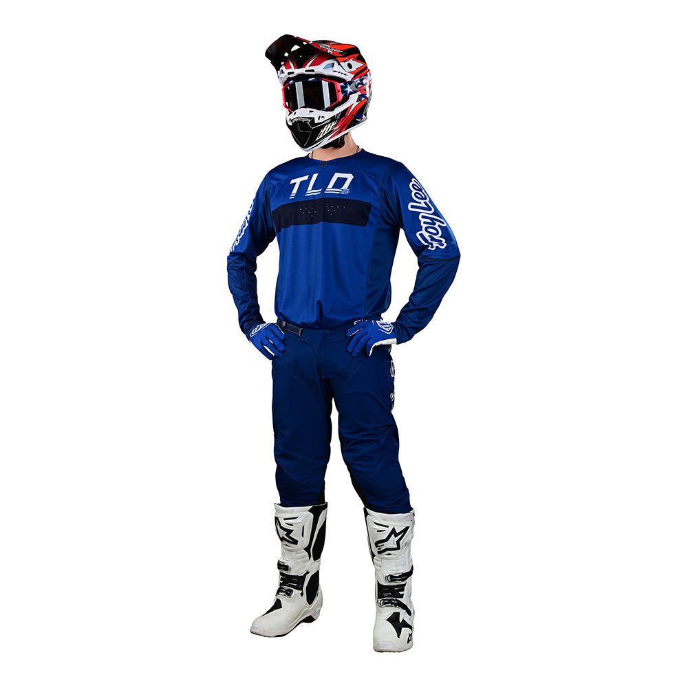Troy Lee Designs SE Pro Jersey Grid Blue / Navy