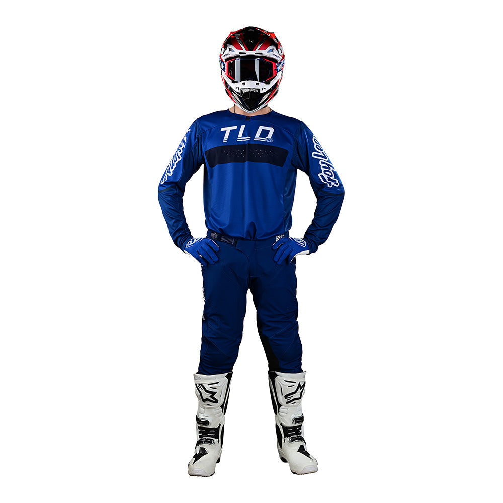 Troy Lee Designs SE Pro Jersey Grid Blue / Navy