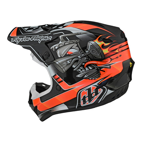 Troy Lee Designs SE4 Polyacrylite Helmet W/MIPS Carb Black