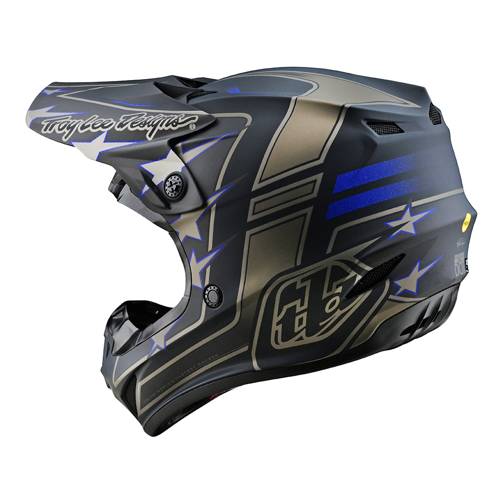 Troy Lee Designs SE4 Polyacrylite Helmet W/MIPS Flagstaff Black