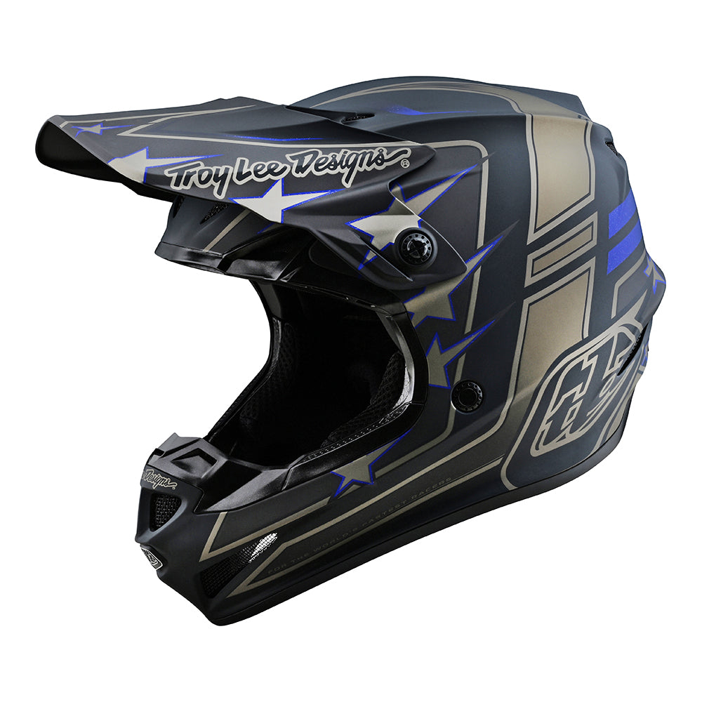 Troy Lee Designs SE4 Polyacrylite Helmet W/MIPS Flagstaff Black
