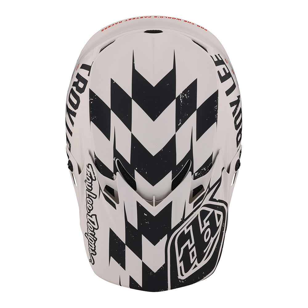 Troy Lee Designs SE4 Polyacrylite Helmet W/MIPS Race Shop White / Black