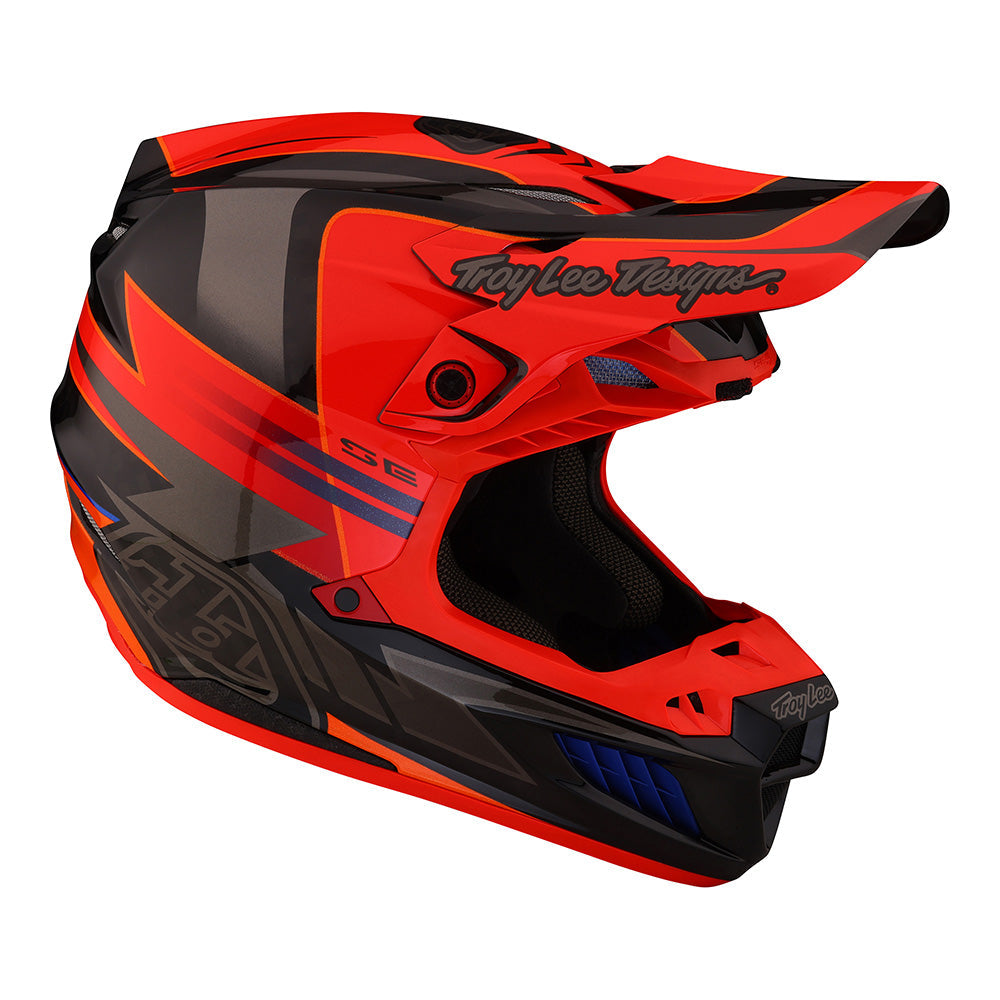 Troy Lee SE5 Carbon Helmet W/MIPS Saber Rocket Red