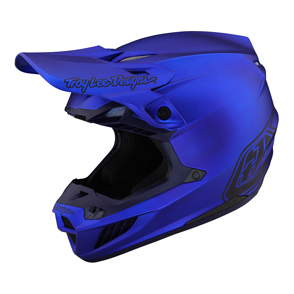 Troy Lee SE5 Composite Helmet W/MIPS Core Blue