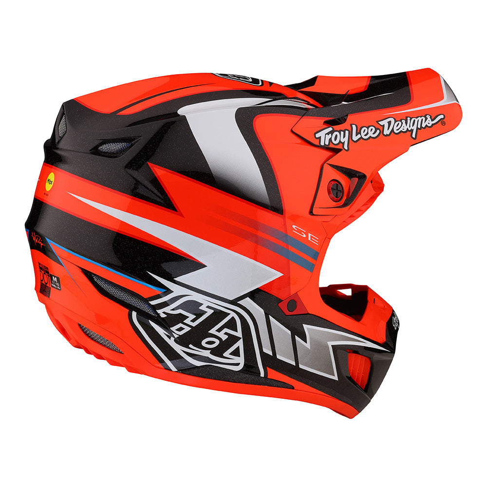 Troy Lee SE5 Composite Helmet W/MIPS Saber Neo Orange