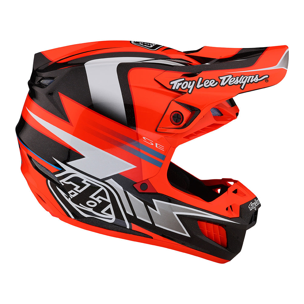 Troy Lee SE5 Composite Helmet W/MIPS Saber Neo Orange
