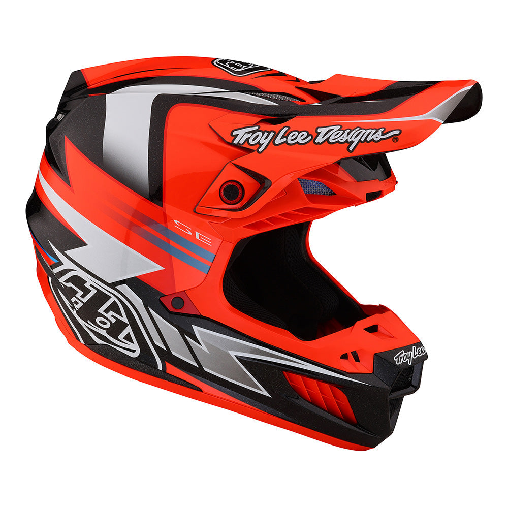 Troy Lee SE5 Composite Helmet W/MIPS Saber Neo Orange