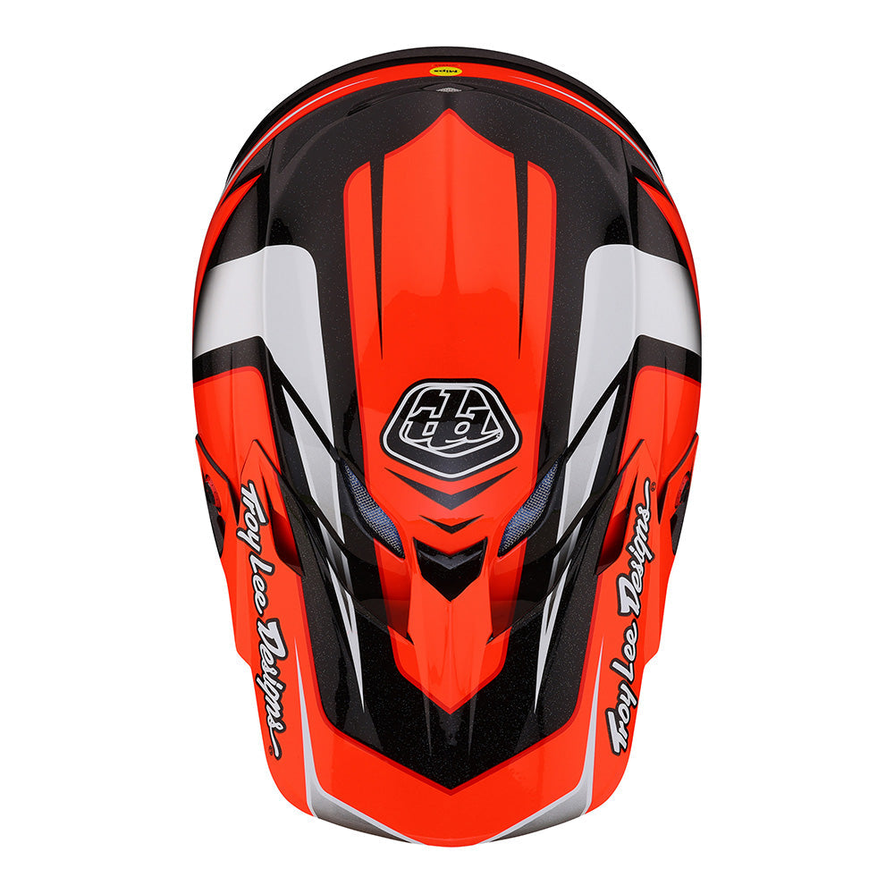 Troy Lee SE5 Composite Helmet W/MIPS Saber Neo Orange