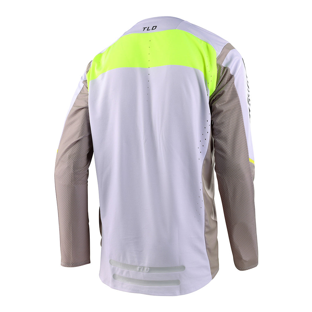 Troy Lee Designs SE Pro Jersey Grid Fog / Flo Yellow