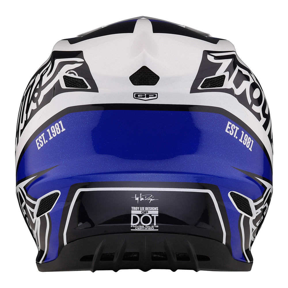 Troy Lee Designs Youth GP Helmet Slice Blue
