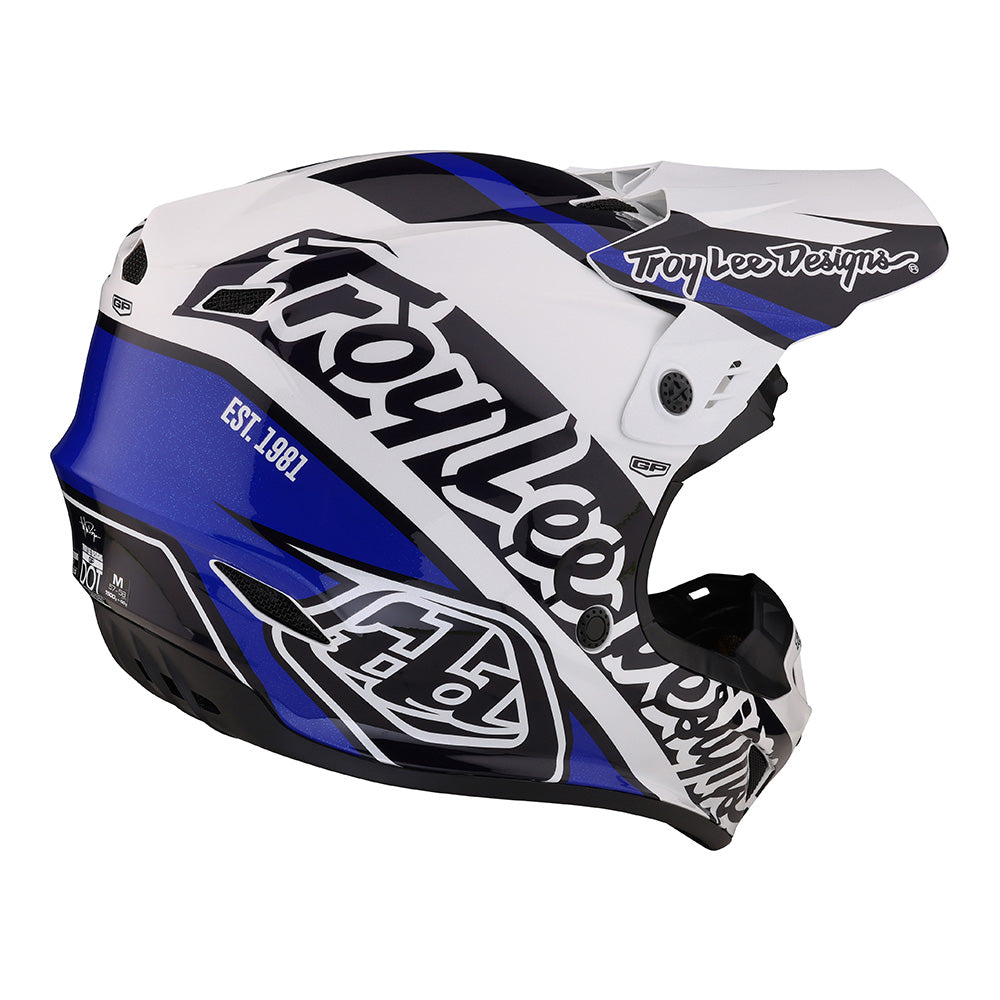 Troy Lee Designs Youth GP Helmet Slice Blue