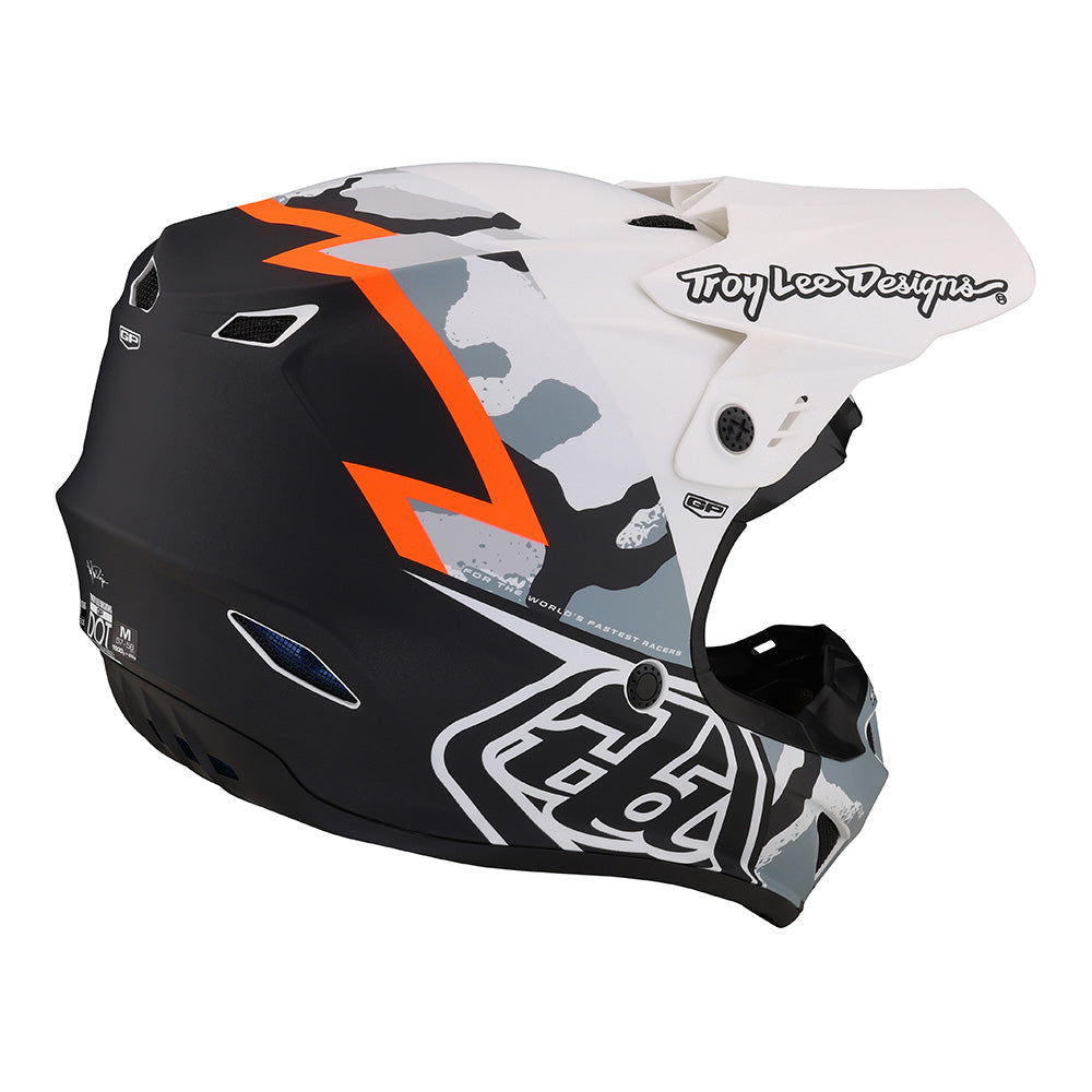 Troy Lee Designs Youth GP Helmet Volt Camo White