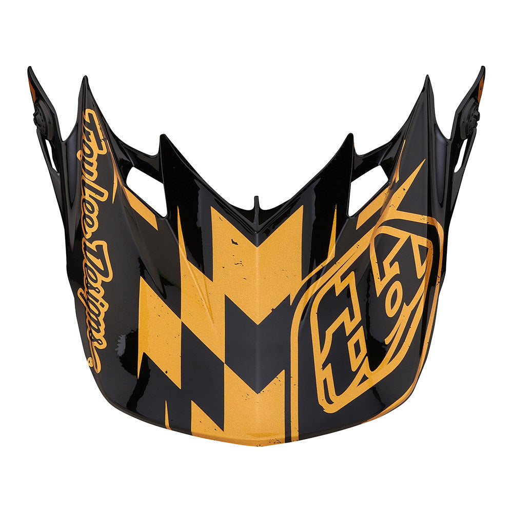 Troy Lee Designs Youth SE4 Polyacrylite Helmet W/MIPS Race Shop Black / Gold