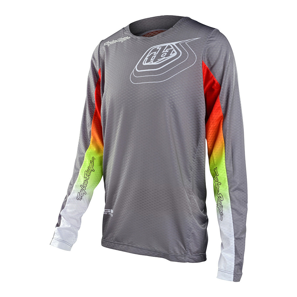 Troy Lee Designs Youth GP Pro Air Jersey Richter Silver / Fire