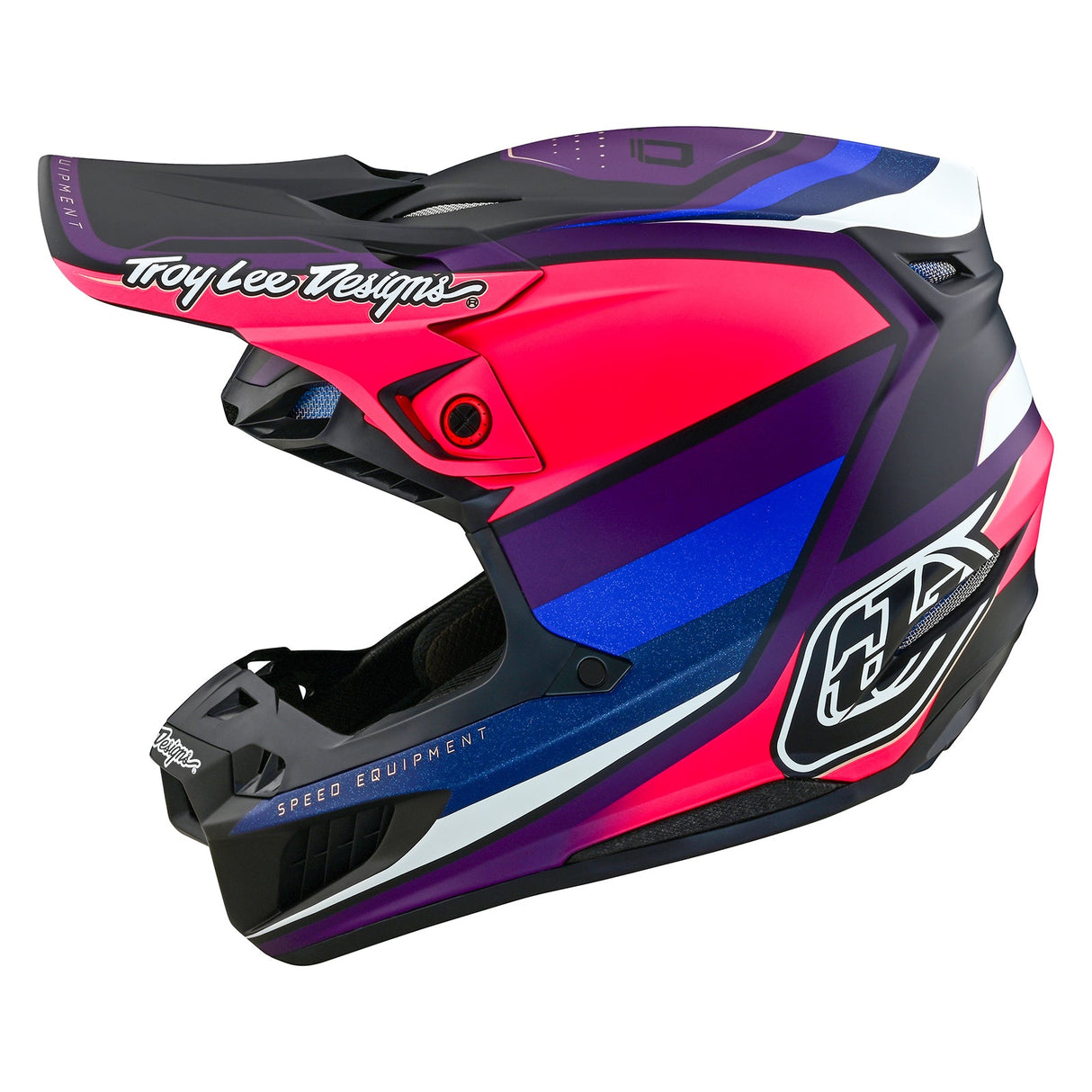 Troy Lee Designs SE5 Composite Helmet W/MIPS Reverb Black / Purple