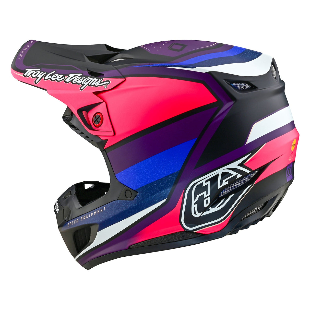 Troy Lee Designs SE5 Composite Helmet W/MIPS Reverb Black / Purple
