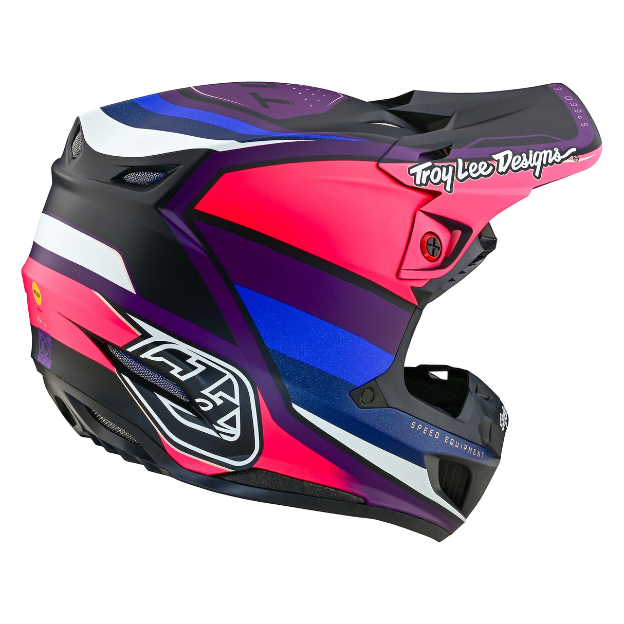 Troy Lee Designs SE5 Composite Helmet W/MIPS Reverb Black / Purple